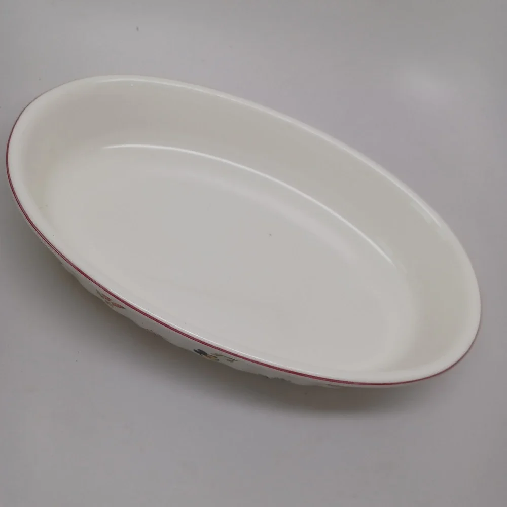 Villeroy & Boch Petite Fleur Vilbofour Oval Baker Porcelain Floral Casserole 10